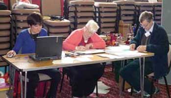 The Team hard at it